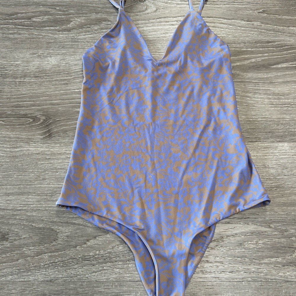 Acacia Swimwear One Piece in Lavender and Gold Stella lining benoa bikini SOLD